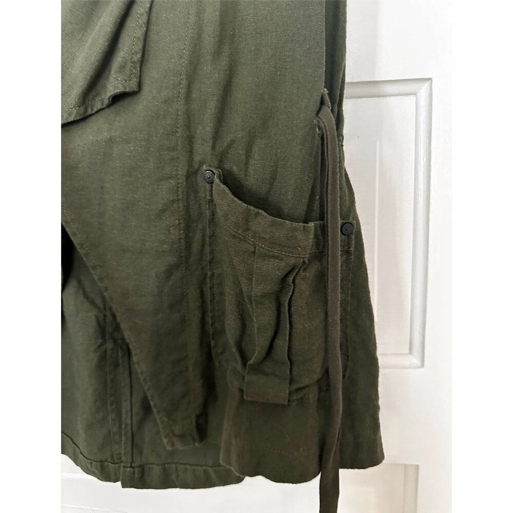 Sanctuary Linen Style Drape Vest with Pockets Size Small - Picture 5 of 5